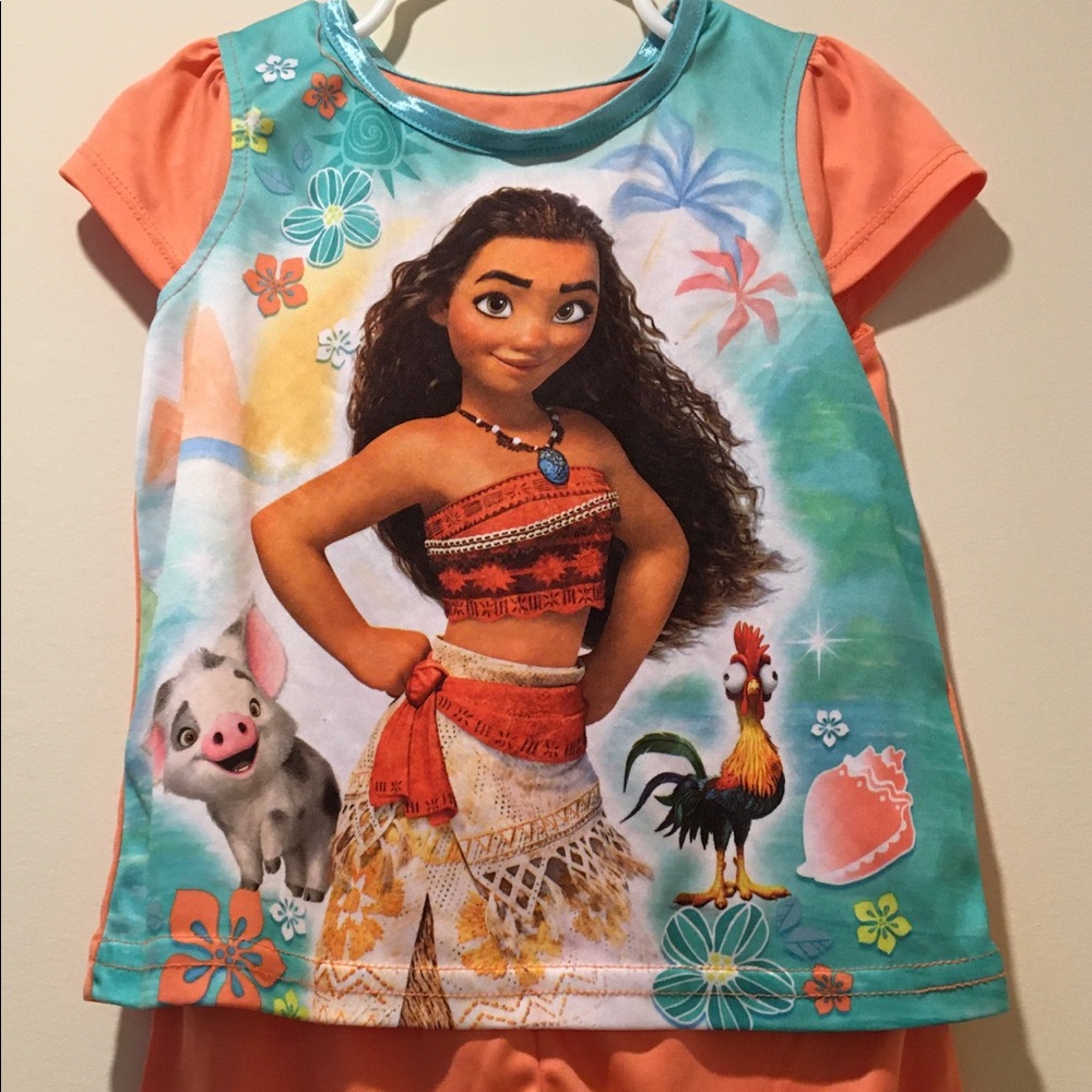 Moana Toddler Girls’ Shirt and Shorts